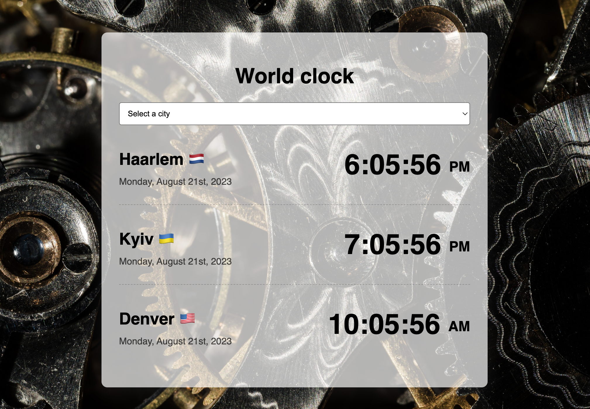 Worldclock